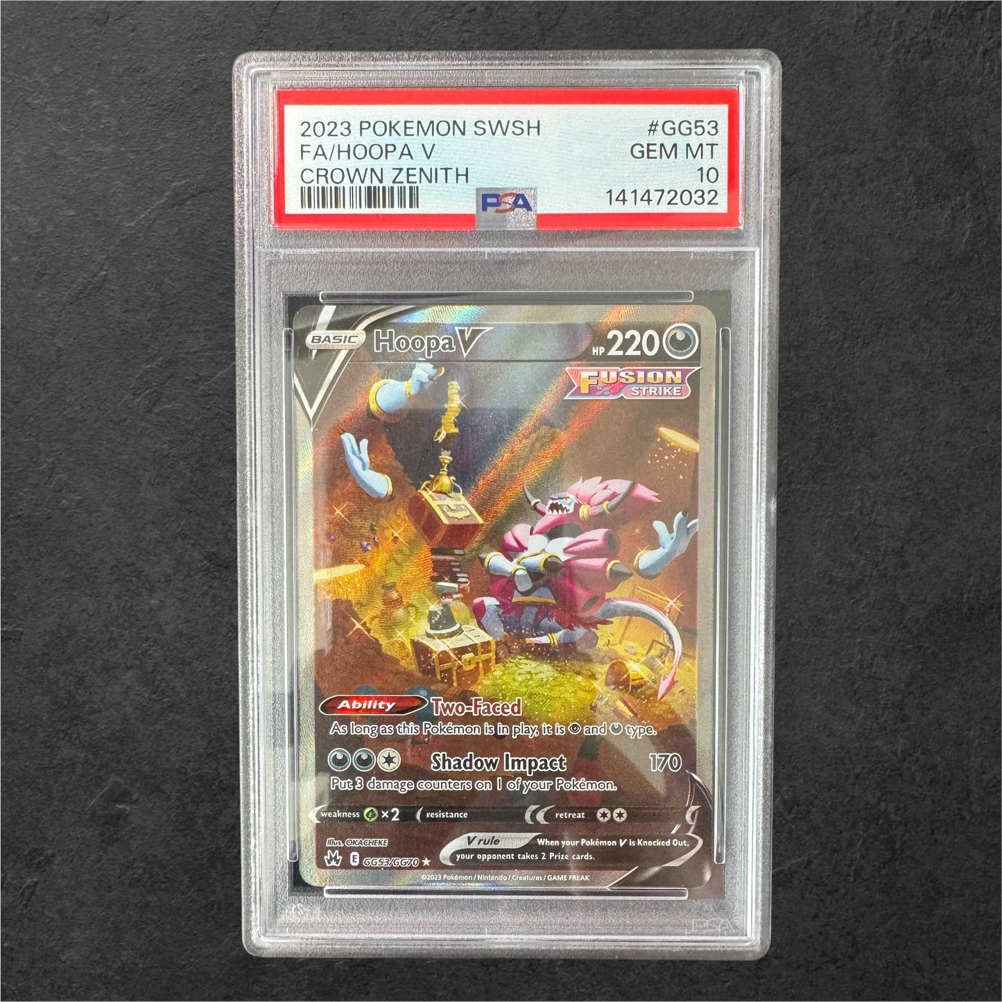 Hoopa V | #GG53 | PSA 10 | Crown Zenith | English | 2023