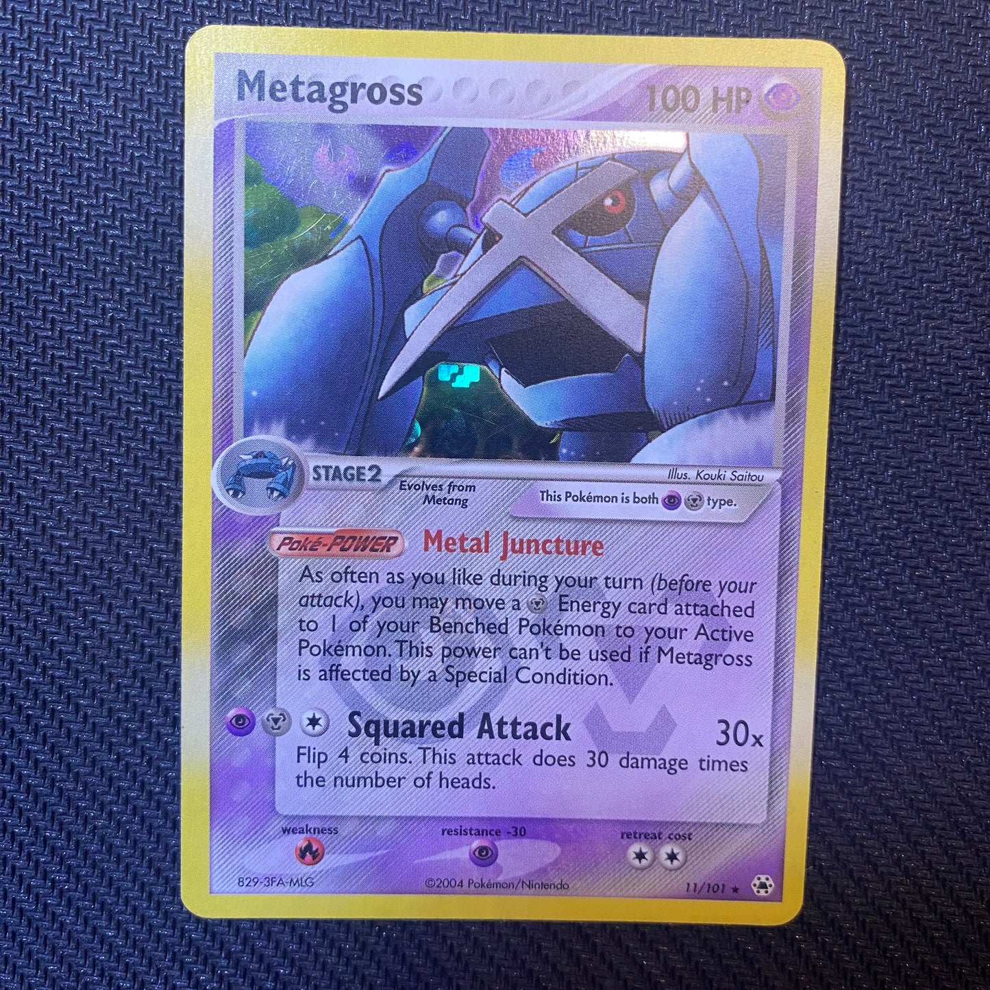 Metagross Reverse Holo| #11 | NM | Hidden Legends | ENG | 2004