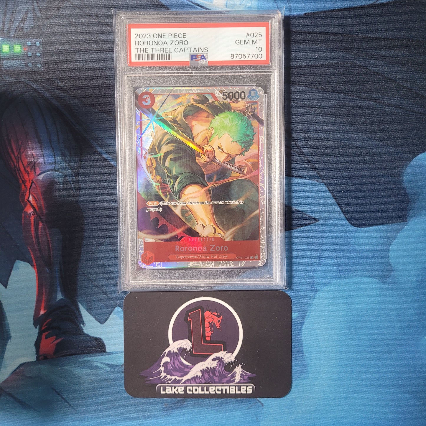 Roronoa Zoro #025 Three Captains PSA 10