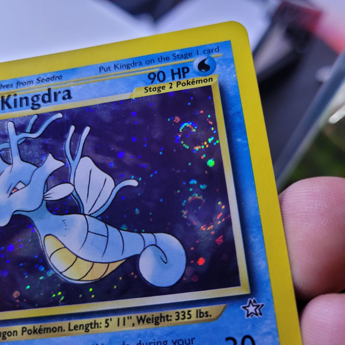 Kingdra DOUBLE SWIRL | #8 | LP | Neo Genesis 1st ed. | English | 2000