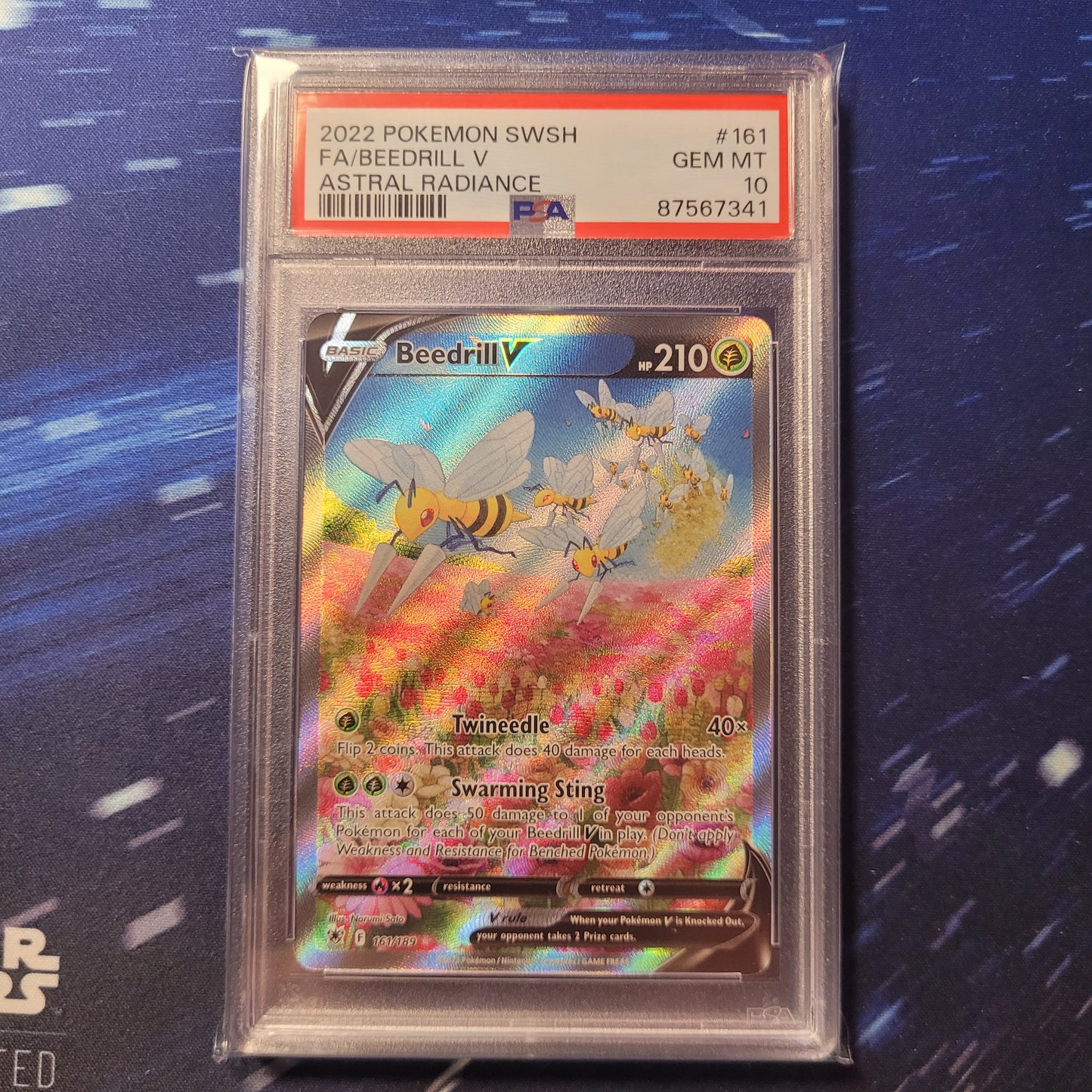 Beedrill V | #161 | PSA 10 | Astral Radiance | English | 2022