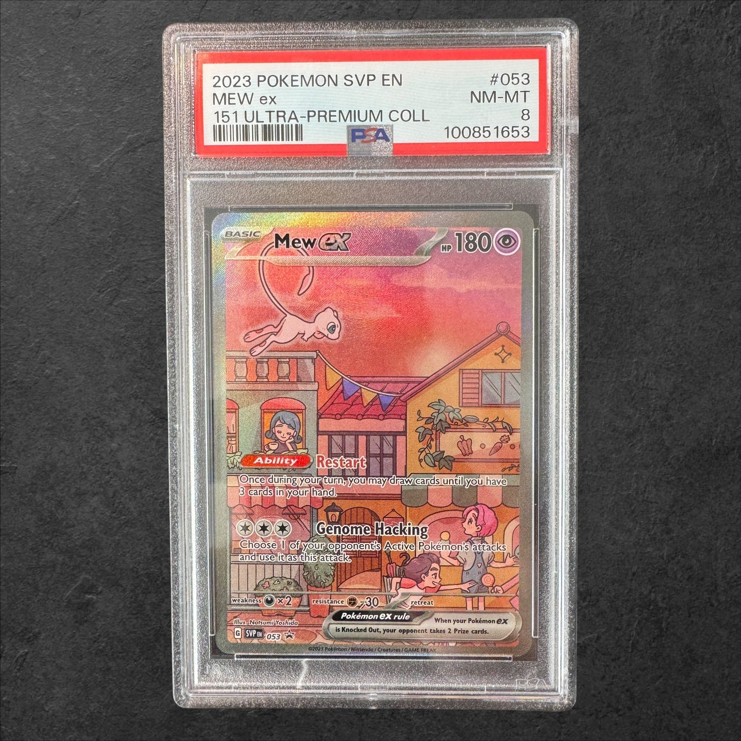 Mew ex | #053 | PSA 8 | 151 UPC Promo | English