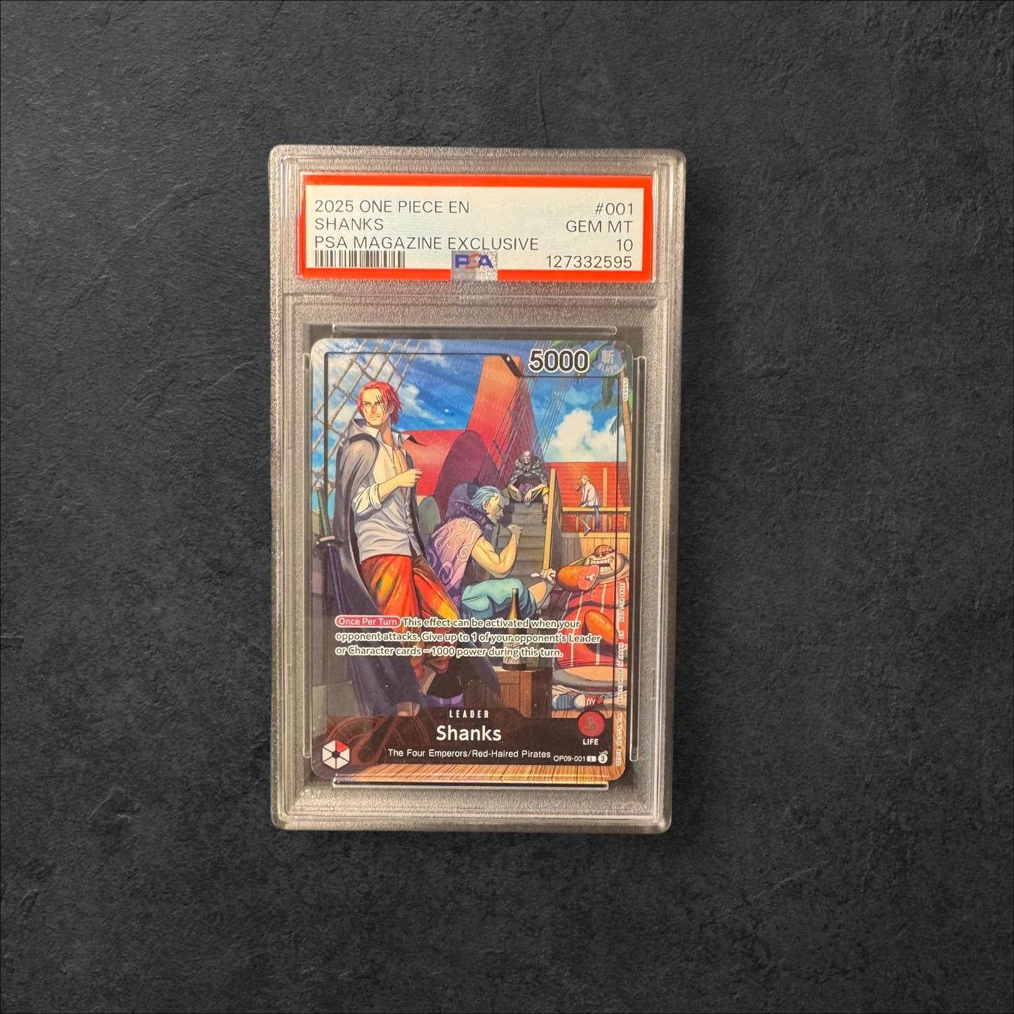 Shanks | #001 | PSA 10 | PSA Magazine Promo | English