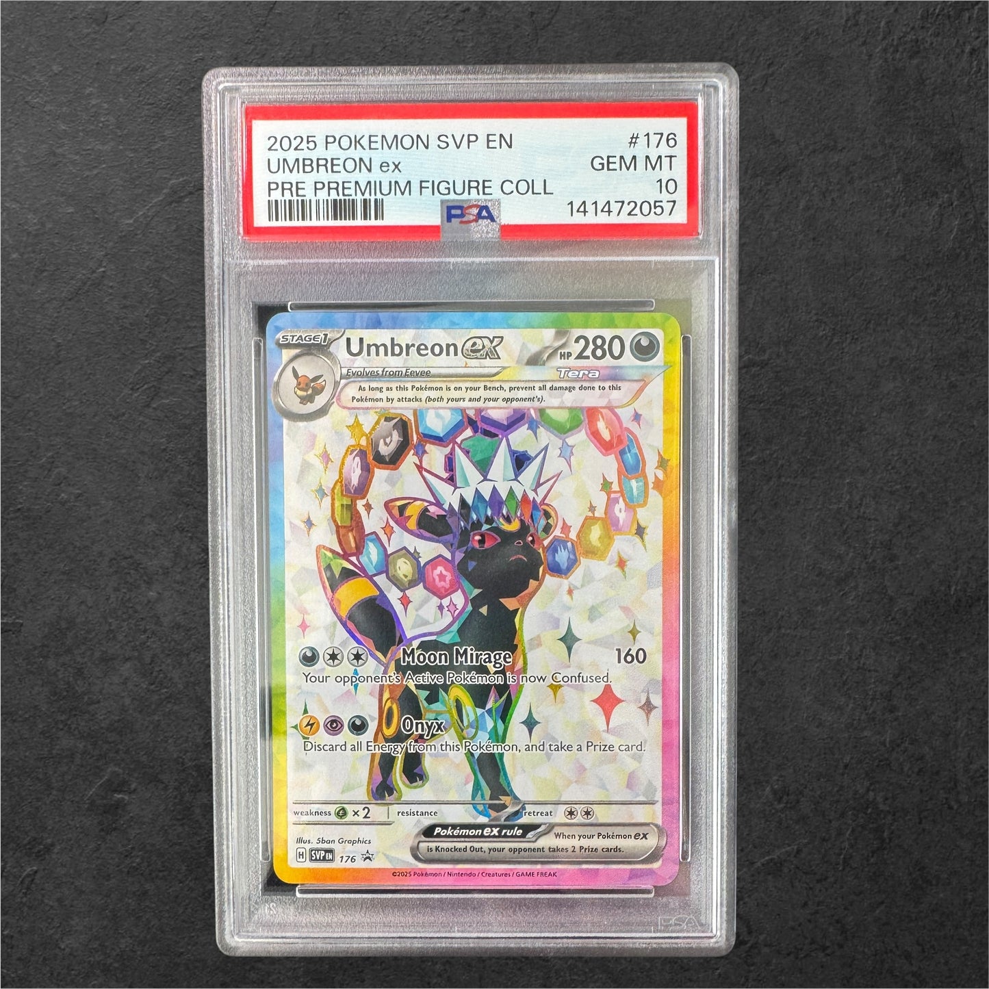 Umbreon ex | #176 | PSA 10 | Prismatic Figure Collection | English | 2025