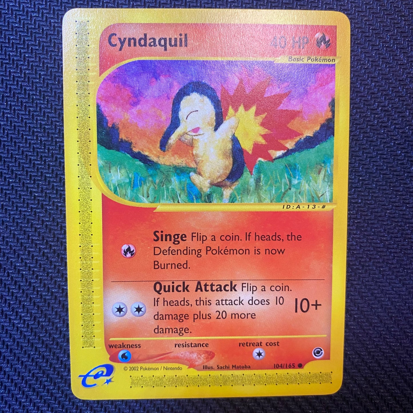 Cyndaquil | #104 | NM | Expedition | ENG | 2002
