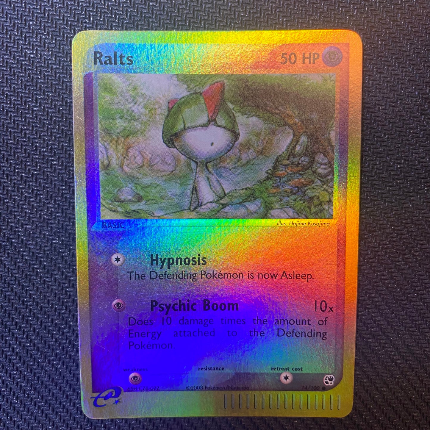 Reverse Holo Ralts | #74 | LP/MP | EX Sandstorm | ENG | 2003