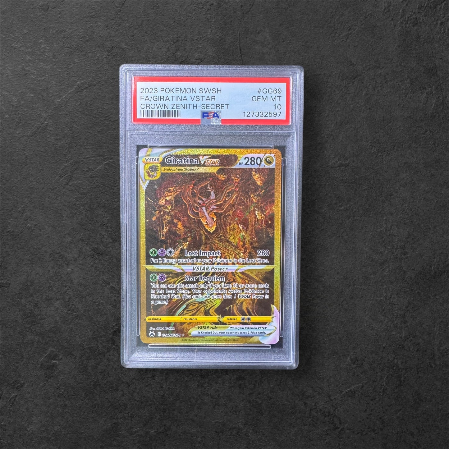 Giratina VSTAR | #GG69 | PSA 10 | Crown Zenith | English