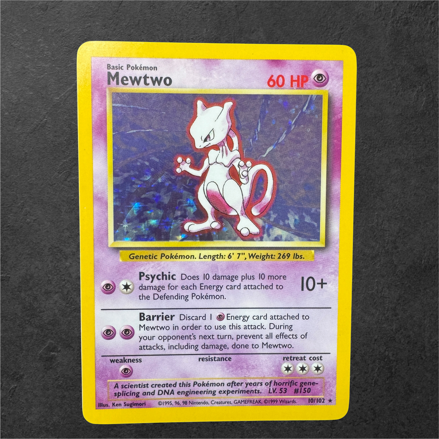 Mewtwo | #10 | HP | Base Set Unlimited | English | 1999 (2)