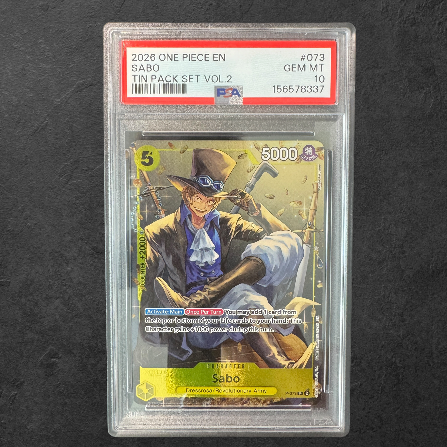TS02 Tin Promo Sequential Set | #P-073, P-074, P-075 | PSA 10 | TS-02 | English