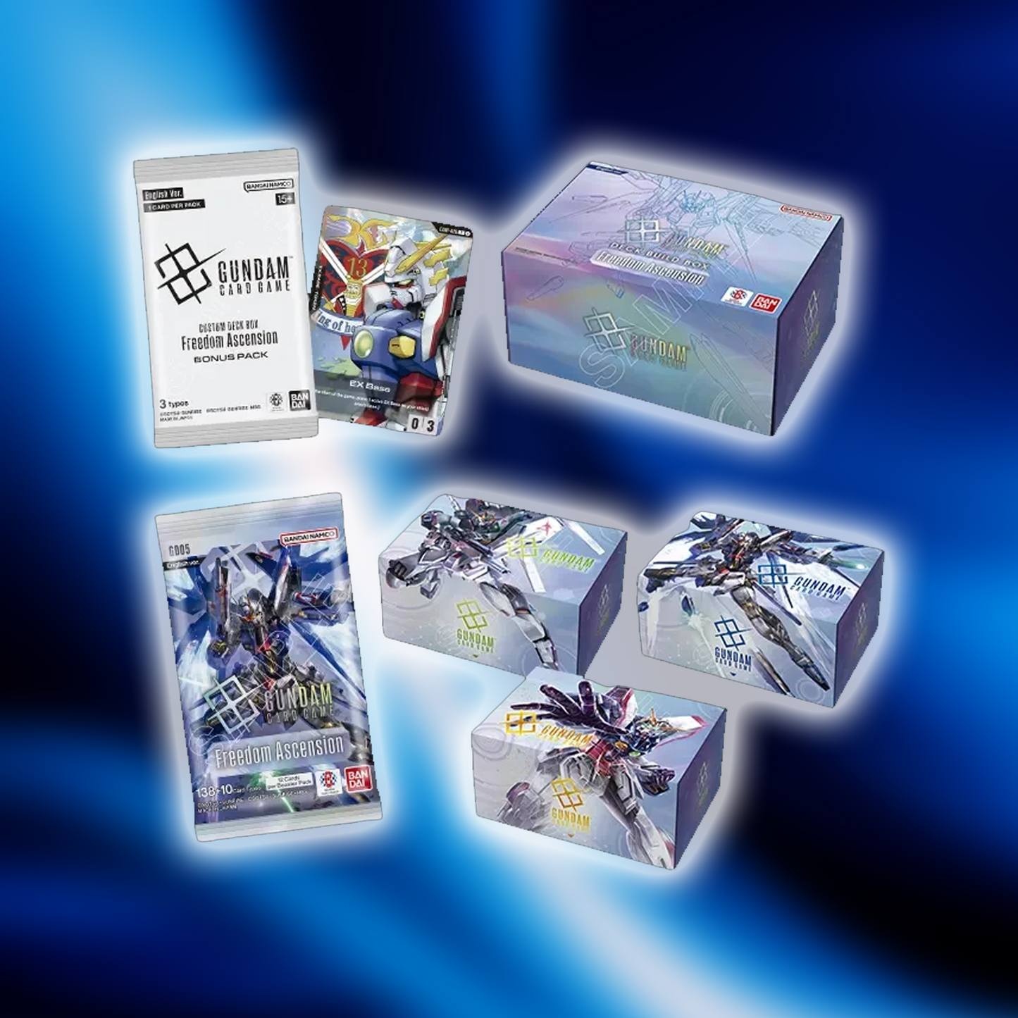 Gundam CG: Freedom Ascension Deck Build Box SC01