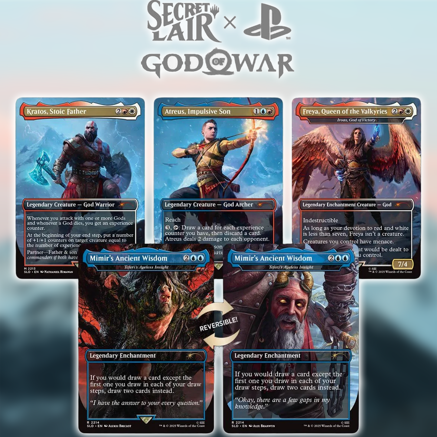 Magic the Gathering: Secret Lair God of War Norse (Non Foil)