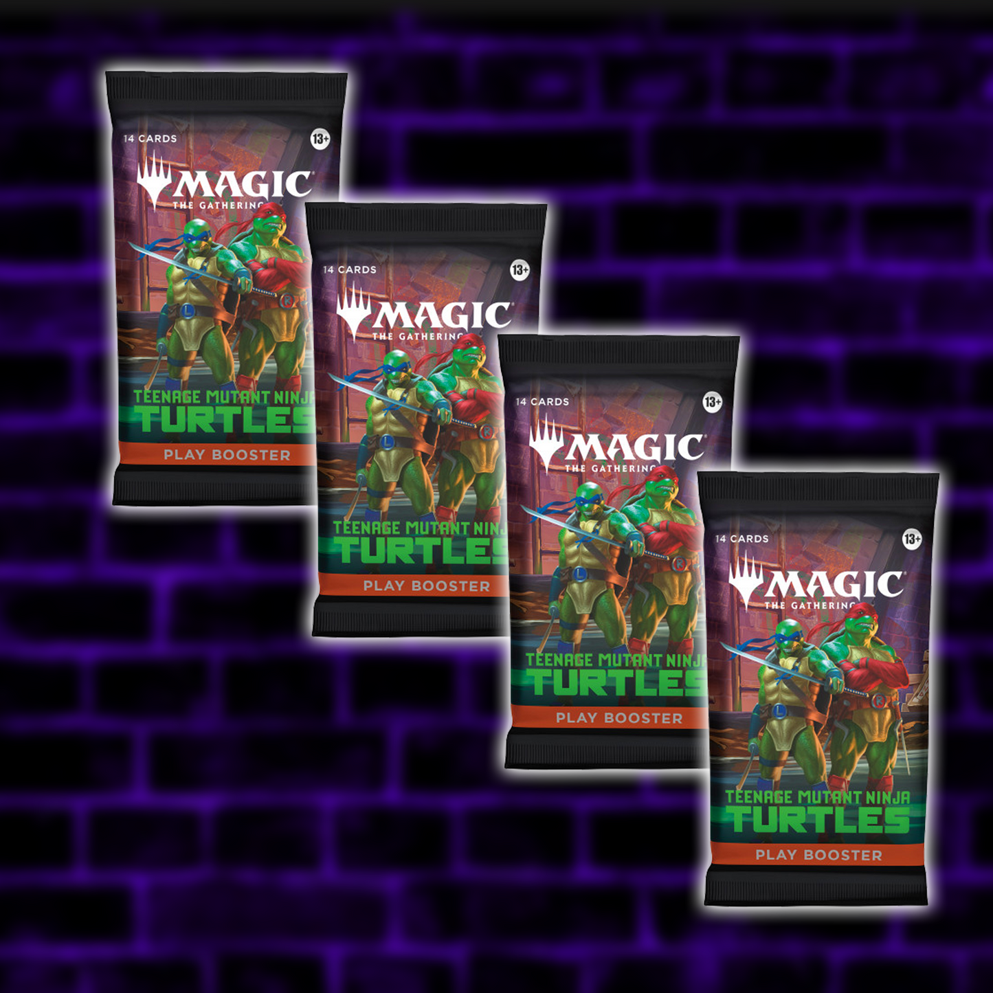 Magic the Gathering: Teenage Mutant Ninja Turtles 4x Play Booster