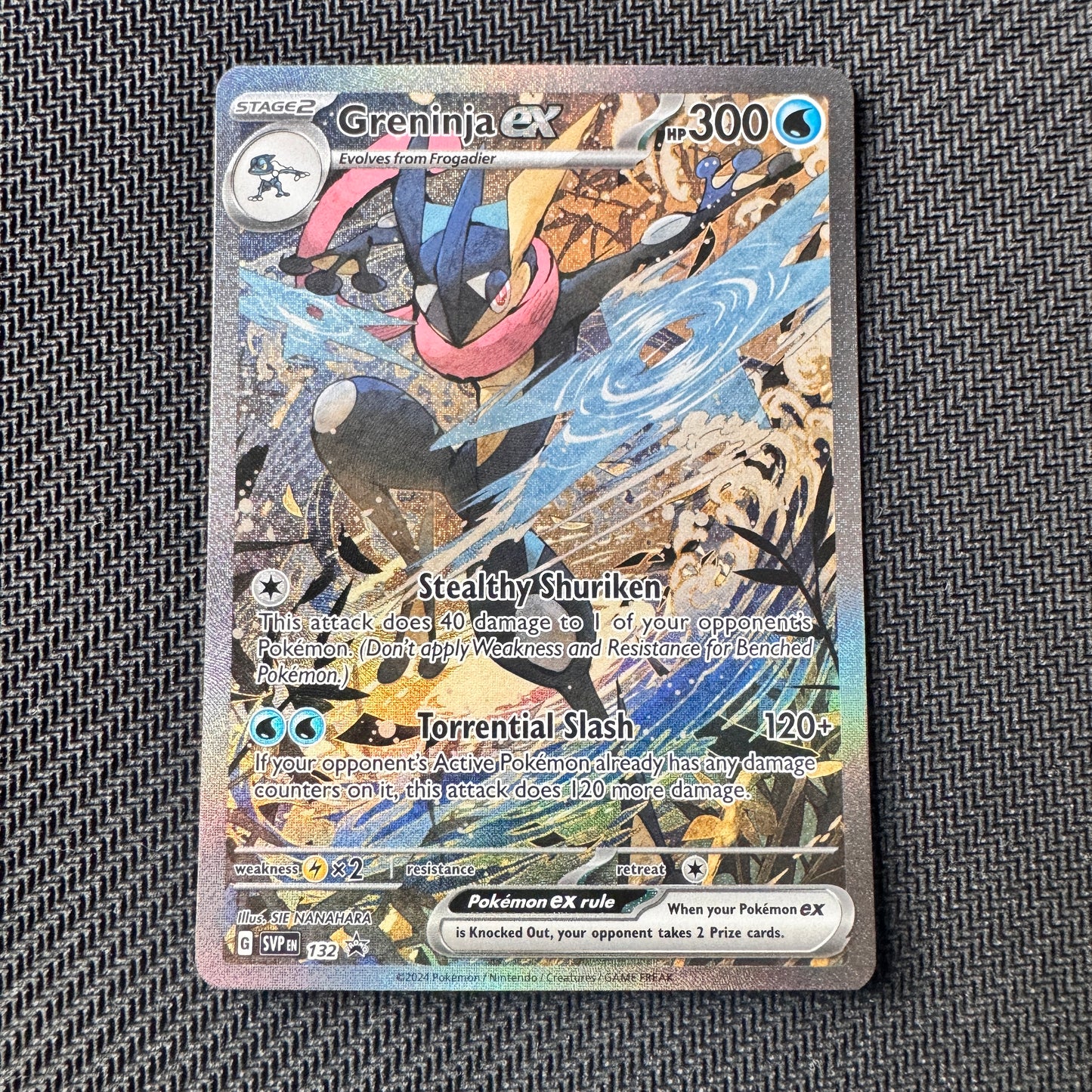 Greninja ex | #132 | NM | Black Star Promos | English | 2024