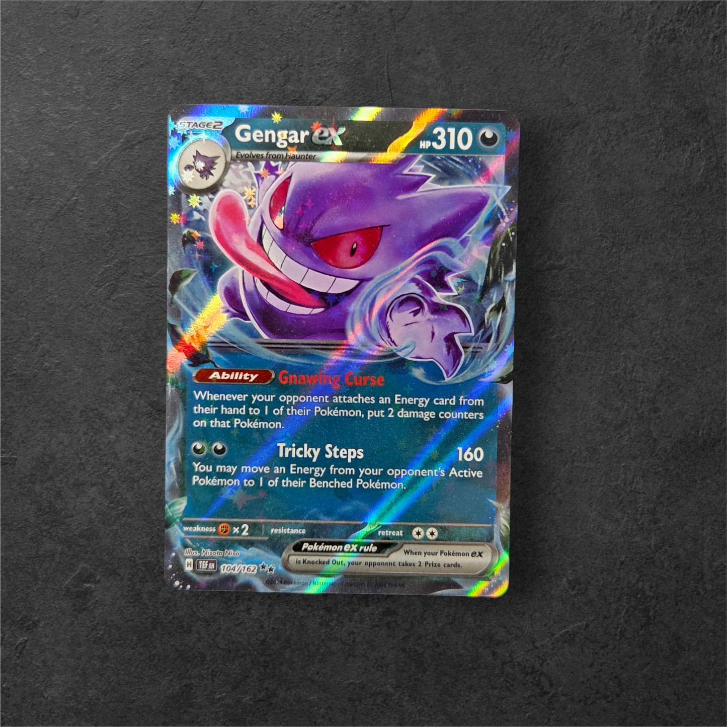 Gengar ex | #104 | NM | Temporal Forces | English | 2024