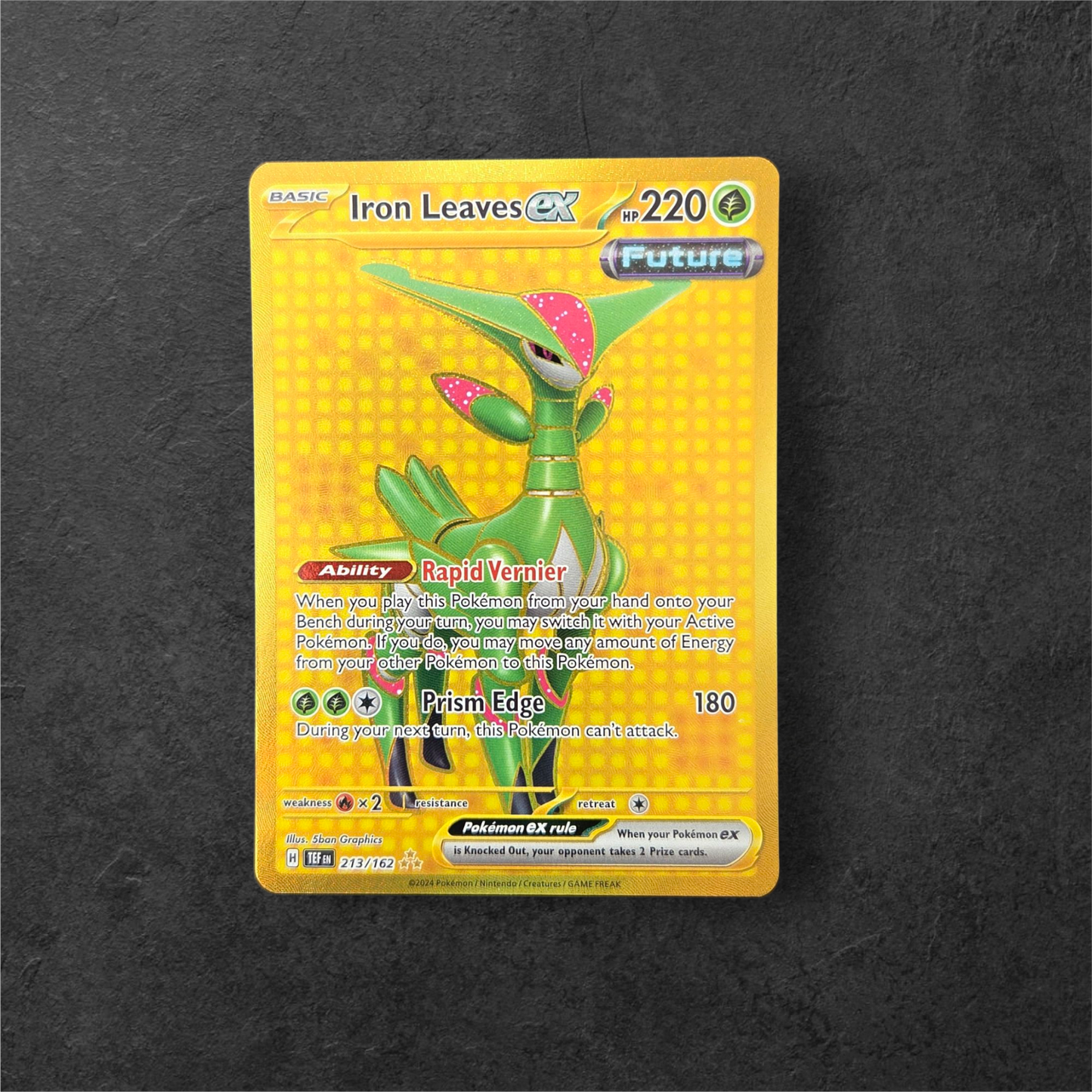 Iron Leaves ex | #213 | NM | Temporal Forces | English | 2024
