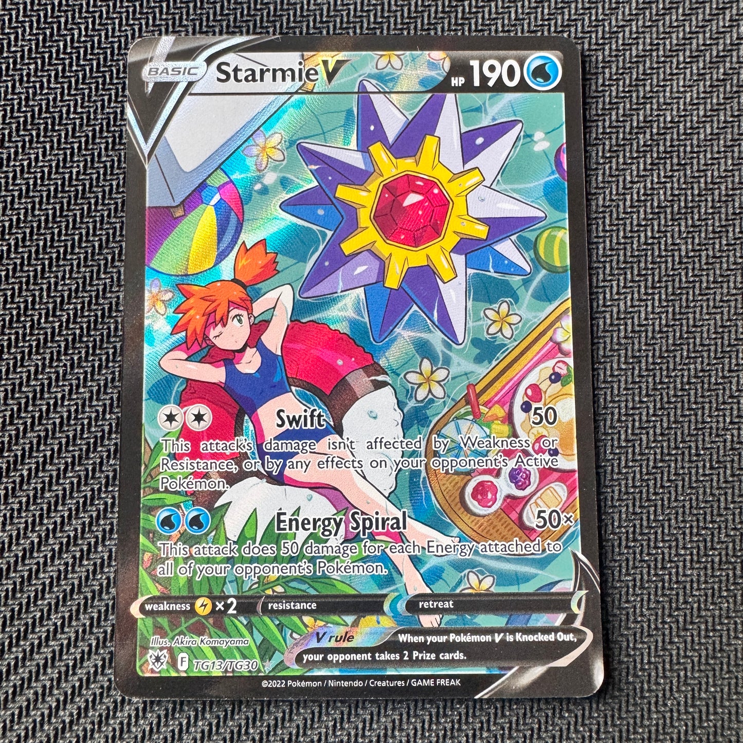 Starmie V | #TG13 | NM | Astral Radiance | English | 2022
