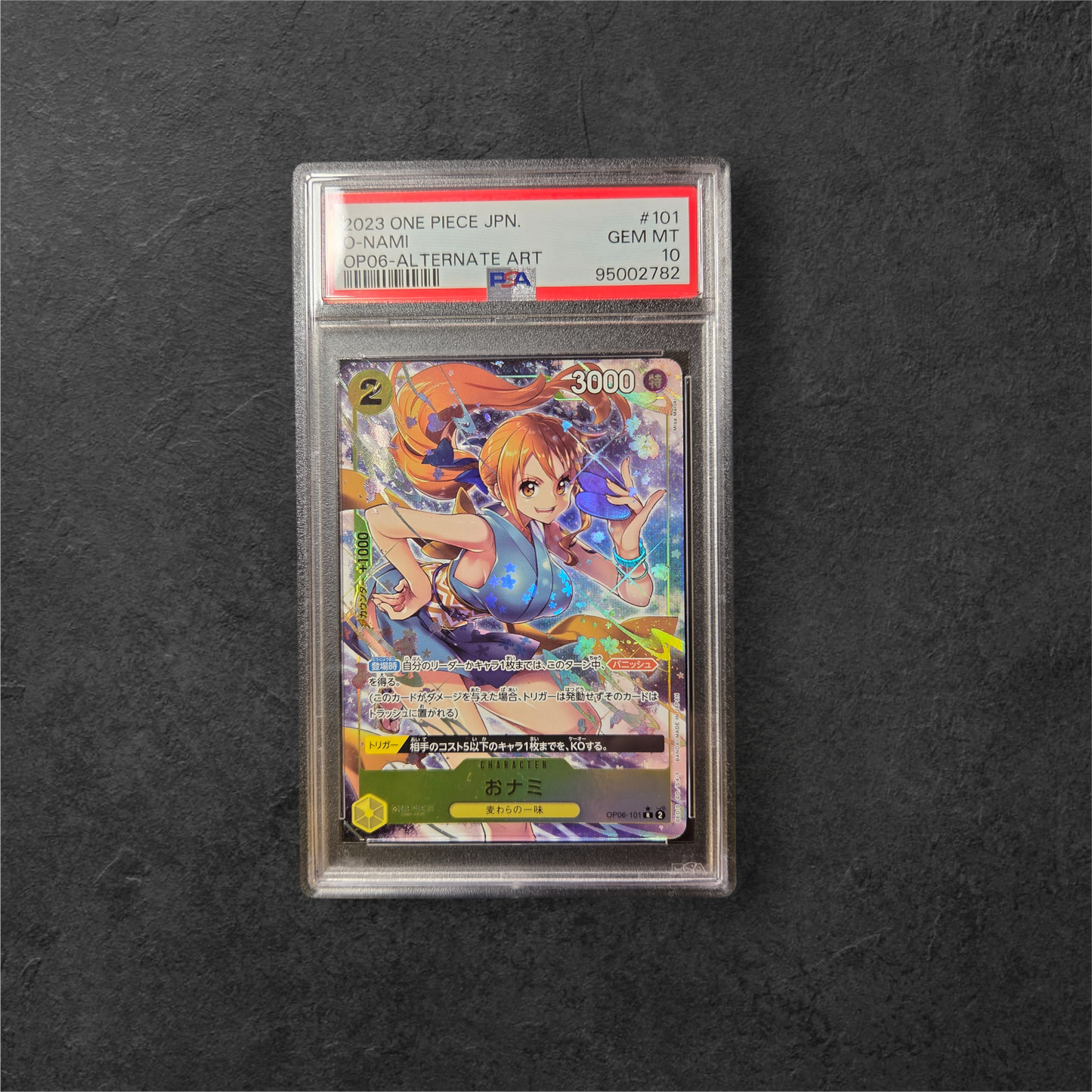 O-Nami | OP06-101 | PSA 10 | OP06 | Japanese