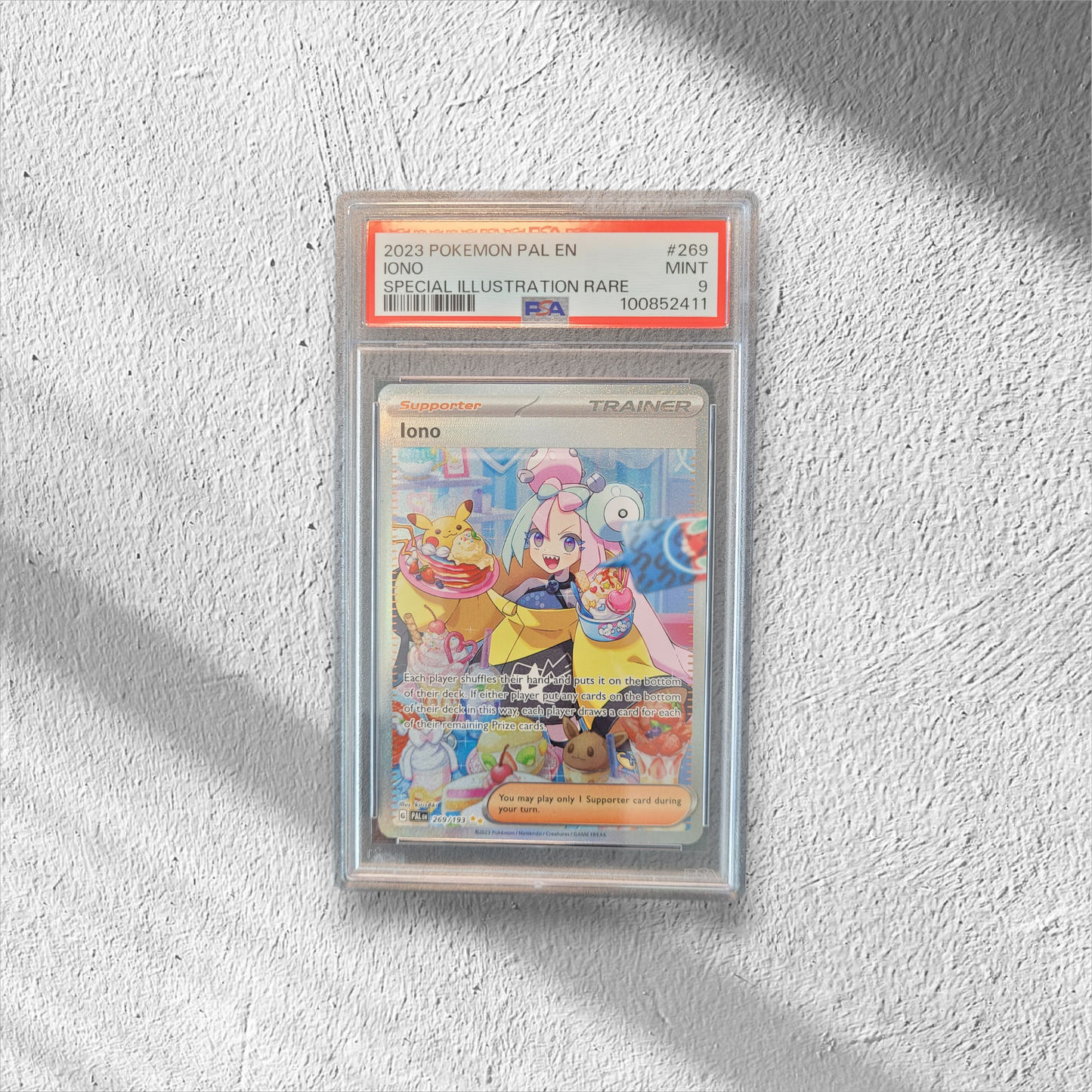 Iono | #269 | PSA 9 | Paldea Evolved | English | 2023