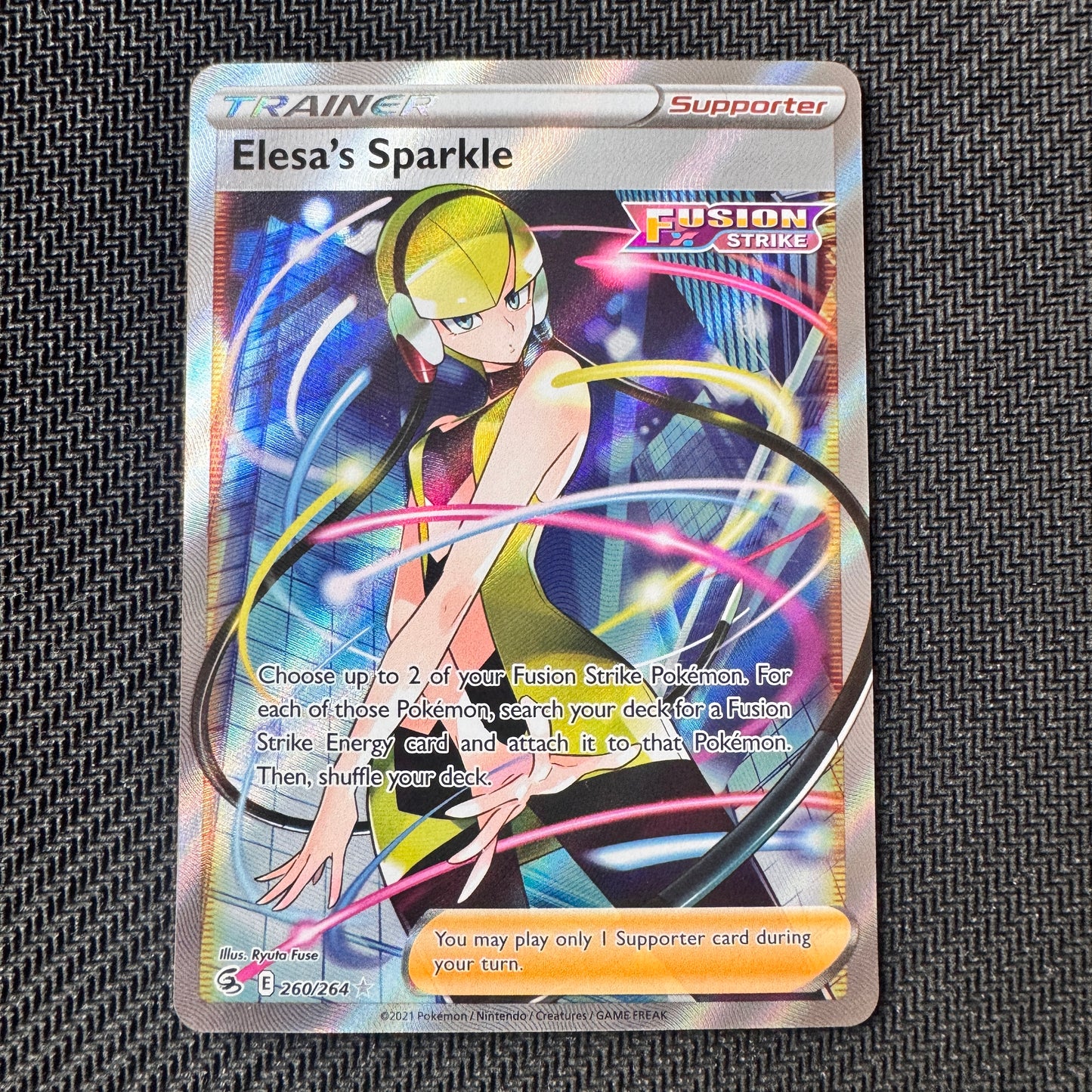 Elesa's Sparkle| #260 | NM | Fusion Strike | English | 2021