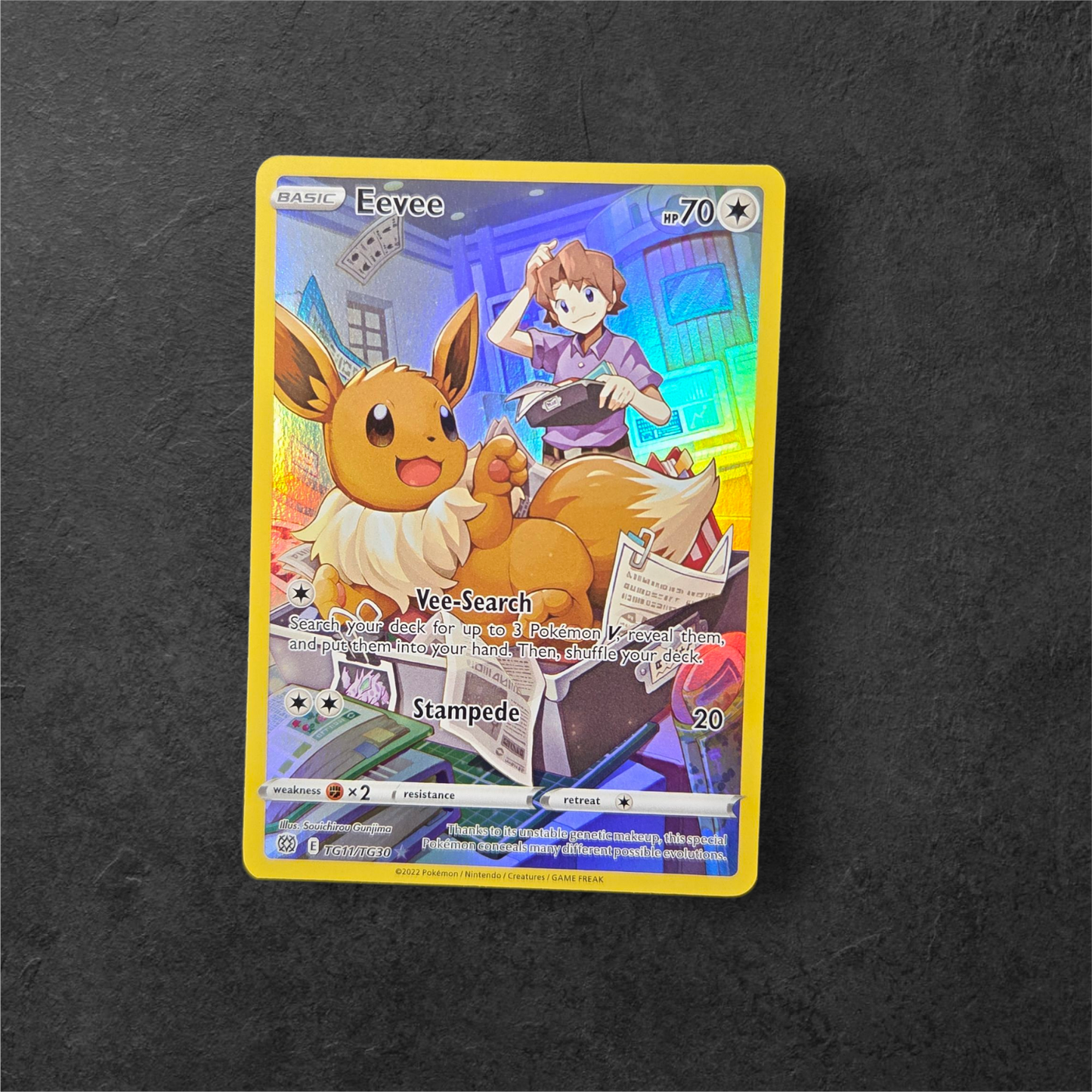 Eevee | #TG11 | NM | Brilliant Stars | English | 2022