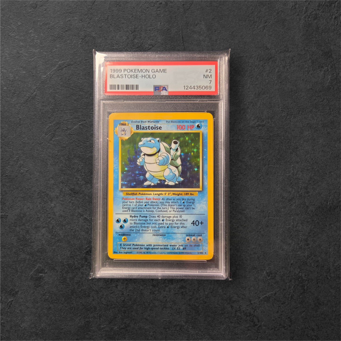Blastoise | #2 | PSA 7 | Base Set Unlimited | English | 1999