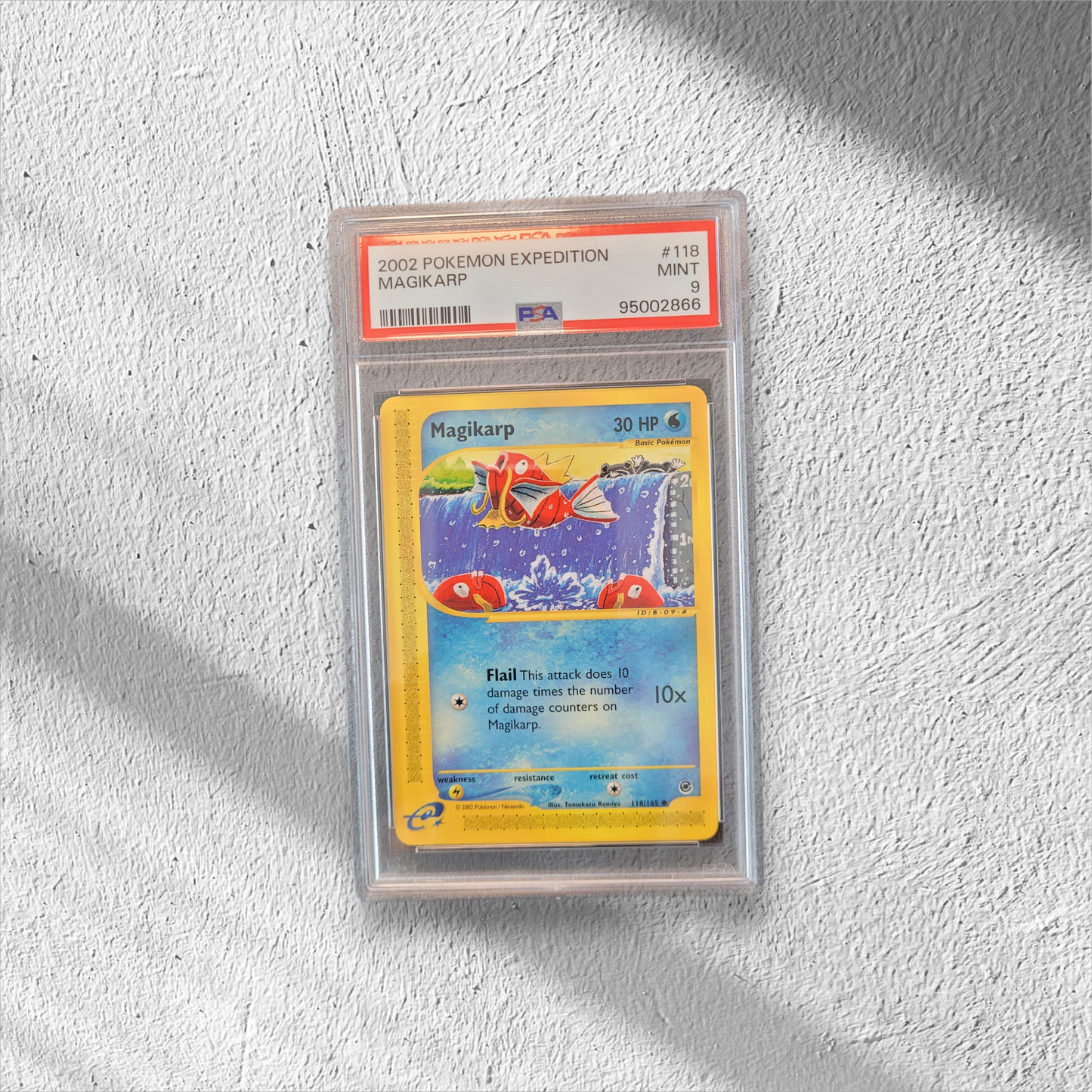 Magikarp | #118 | PSA 9 | Expedition | English | 2002
