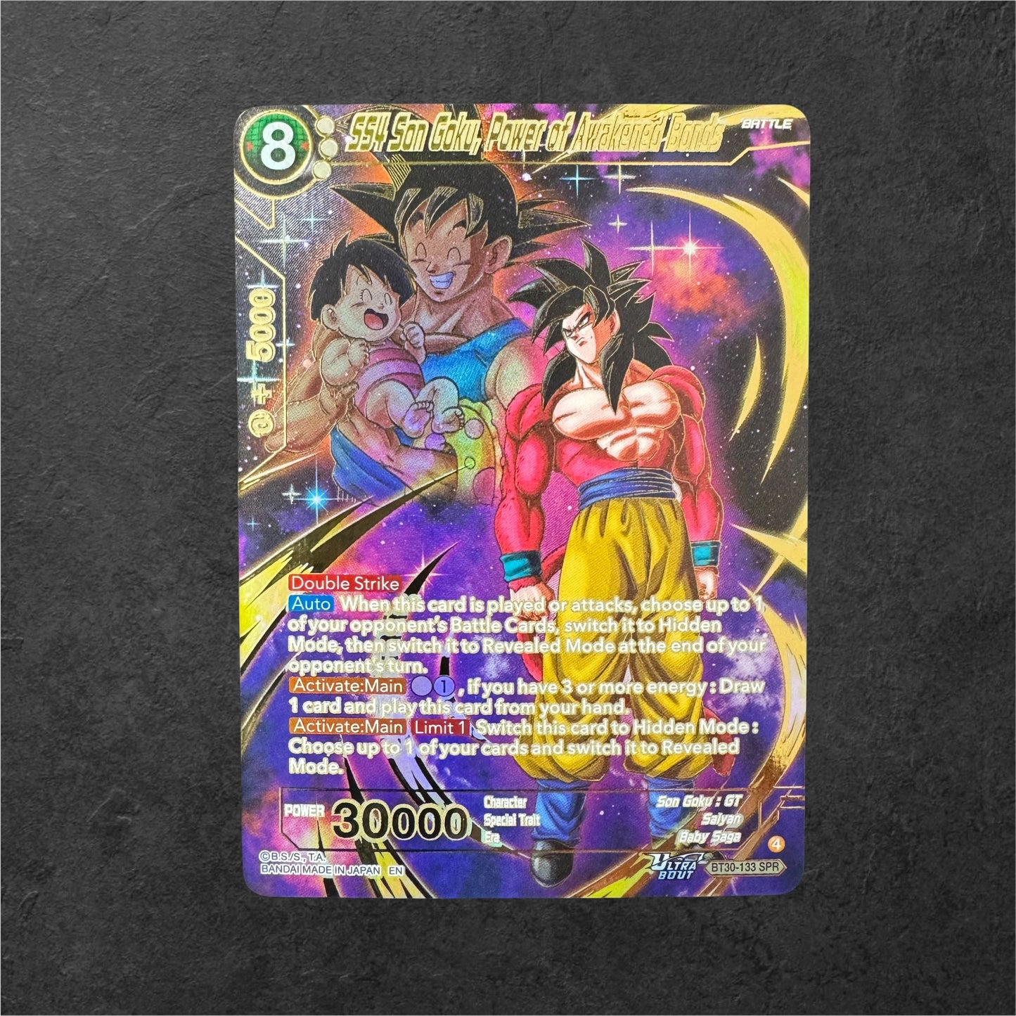 SS4 Son Goku, Power of Awakened Bonds | #BT30-133 | SPR | BT30