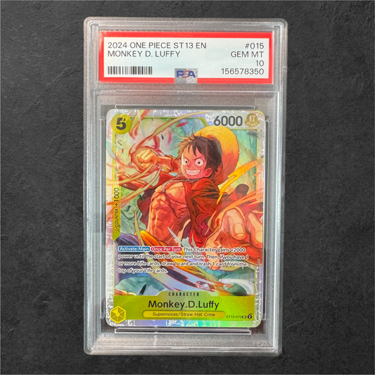 Monkey.D.Luffy | #ST13-015 | PSA 10 | ST13 | English