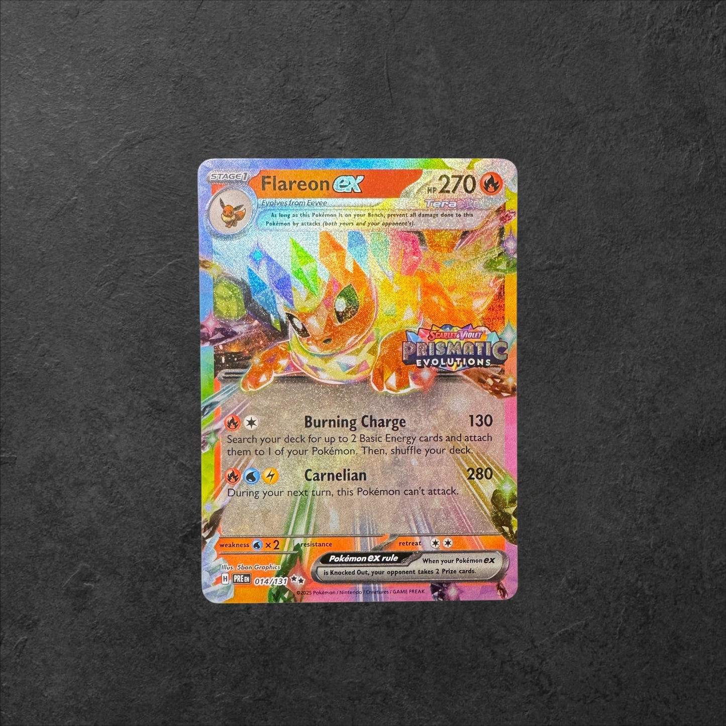 Flareon ex Stamped | #014 | NM | Prismatic Surprise Box | English | 2025