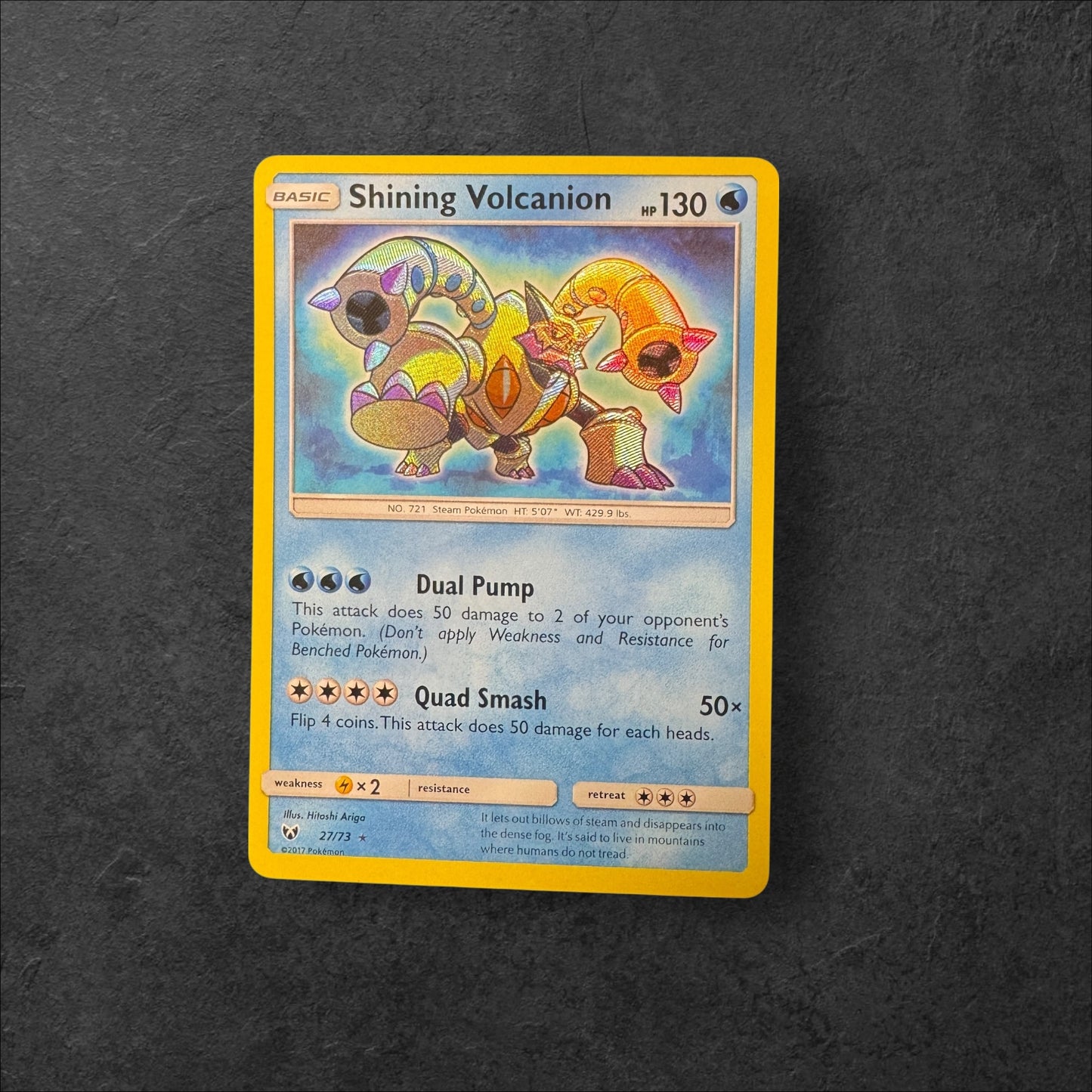 Shining Volcanion | #27 | LP | Shining Legends | English | 2017