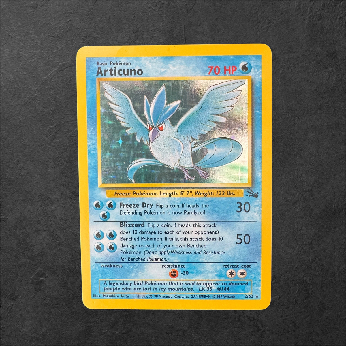 Articuno | #2 | LP/MP | Fossil | English | 1999