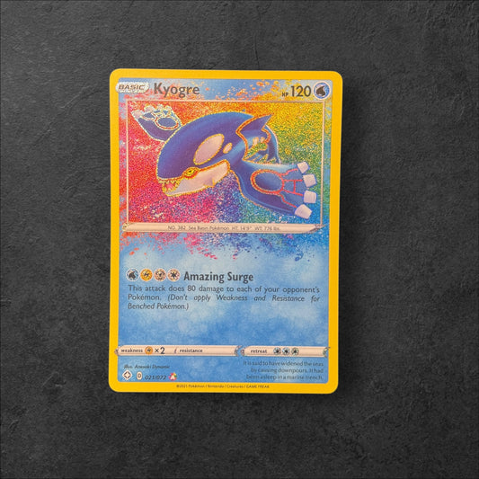 Kyogre Amazing Rare | #021 | NM | Shining Fates | English | 2021