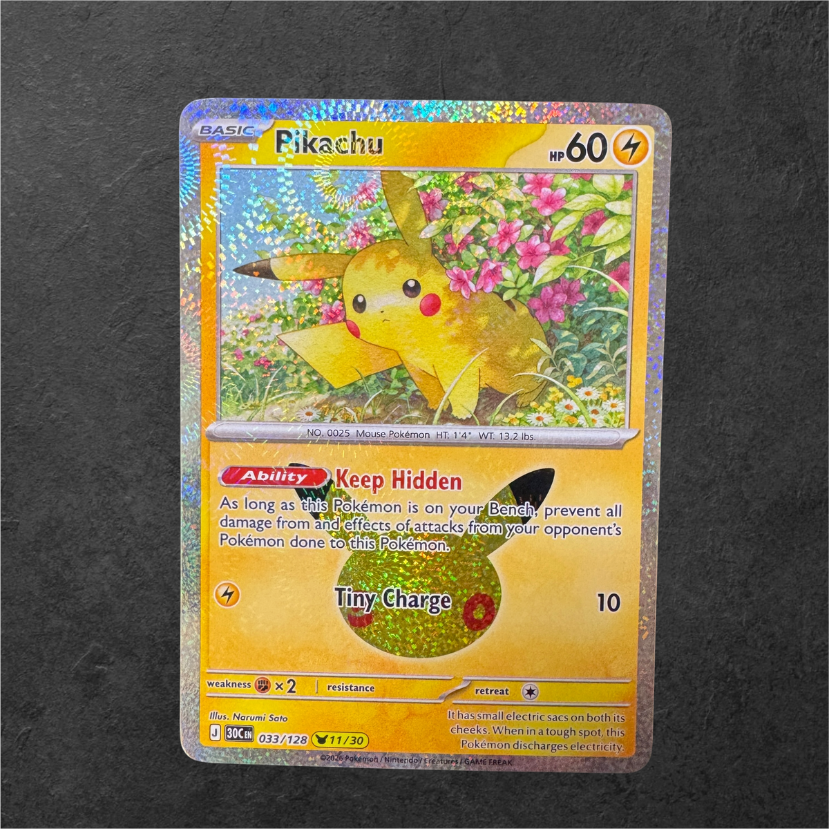 30th Celebrations Pikachu, ex and promos - Choose your card
