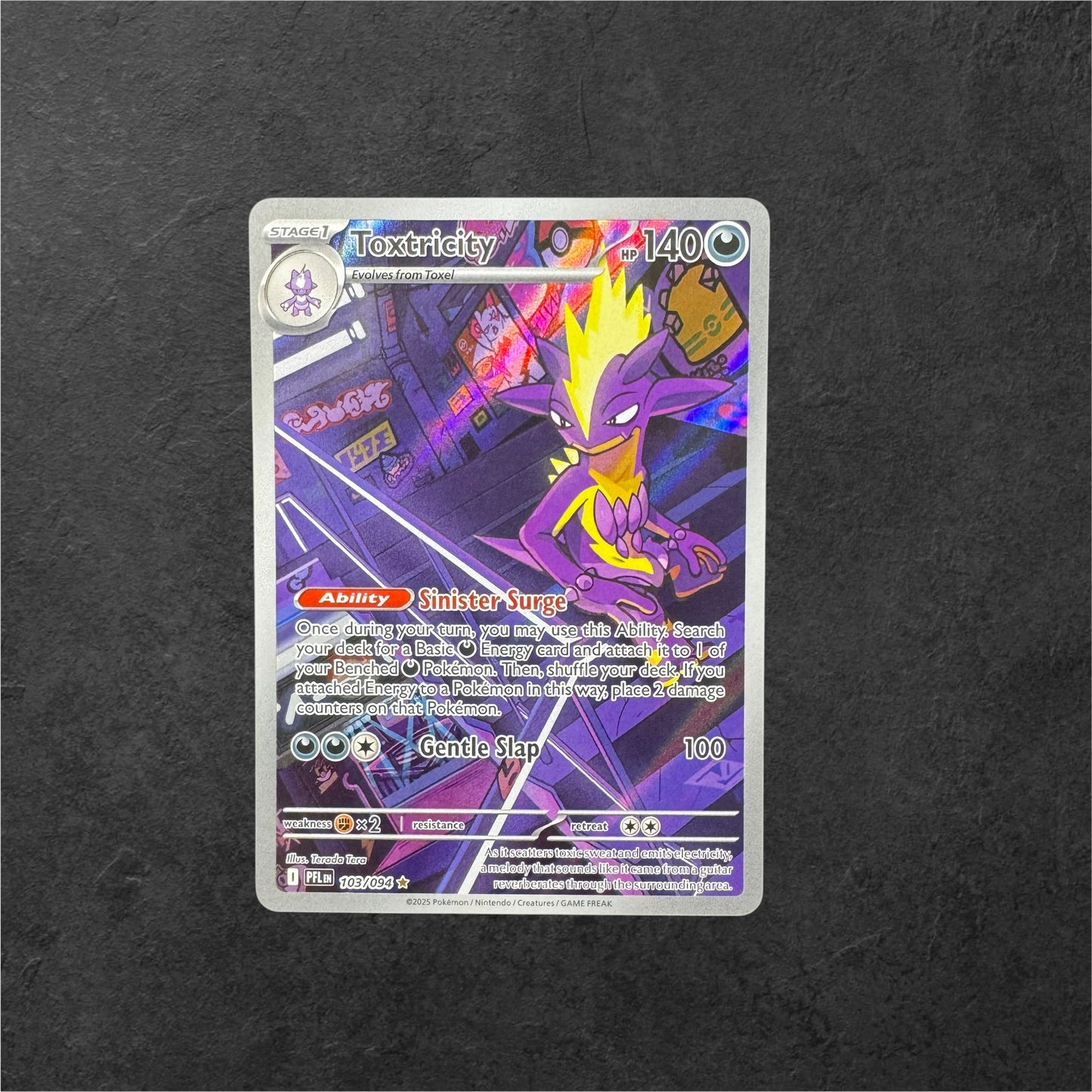 Toxtricity | #103 | NM | Phantasmal Flames| English | 2024