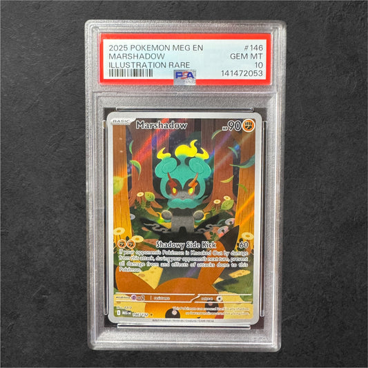 Marshadow | #146 | PSA 10 | Mega Evolution Base Set | English | 2025
