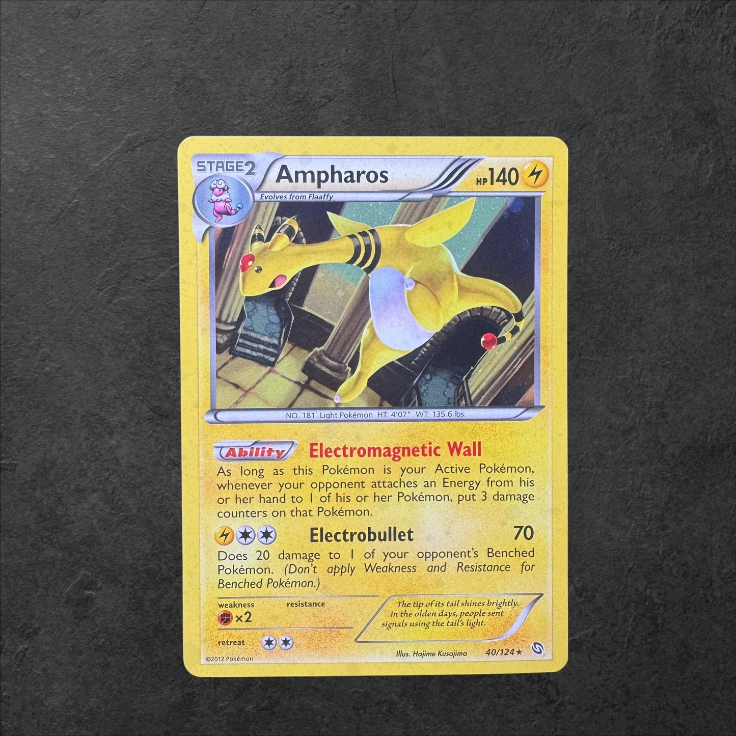 Ampharos | #40 | LP | Dragons Exalted | ENG | 2012