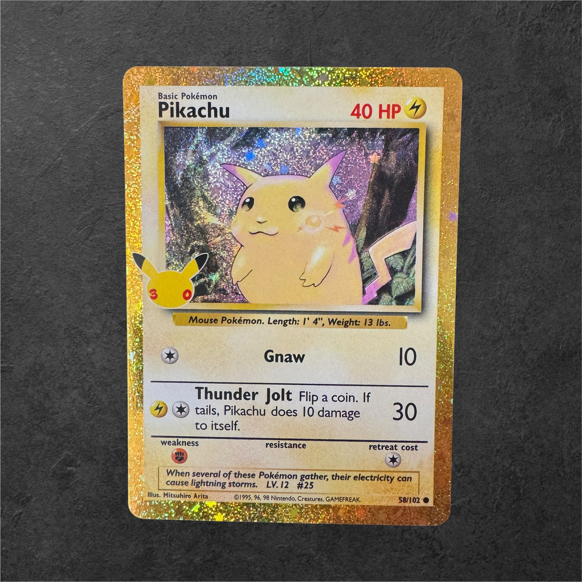 Pikachu Classic | #58 |  NM | 30th Celebration | English | 2026