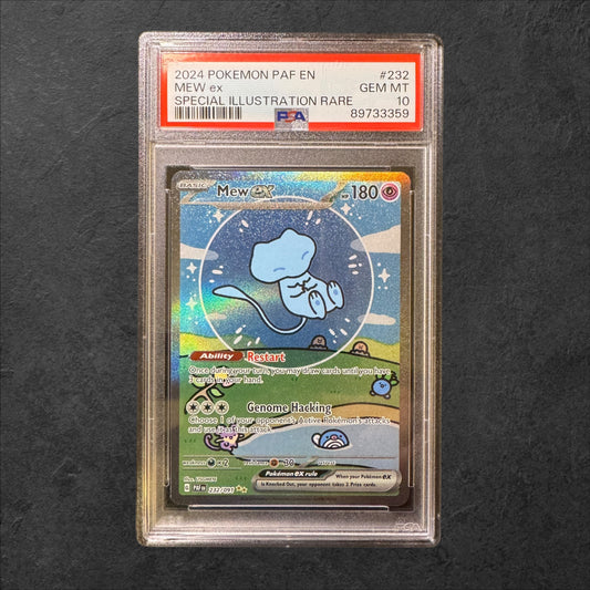 Mew ex | #232 | PSA 10 | Paldean Fates | English | 2024