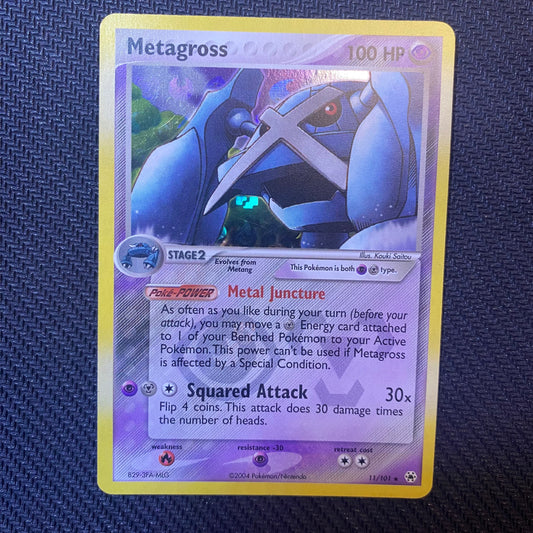 Metagross Reverse Holo| #11 | NM | Hidden Legends | ENG | 2004