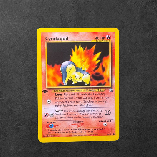 Cyndaquil | #56 | NM | Neo Genesis 1st ed. | English | 2000