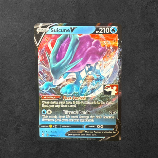 Suicune V Play Stamp | #031 | NM | Play Series 1 | English | 2021
