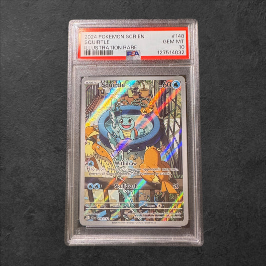 Squirtle | #148 | PSA 10 | Stellar Crown | English | 2024