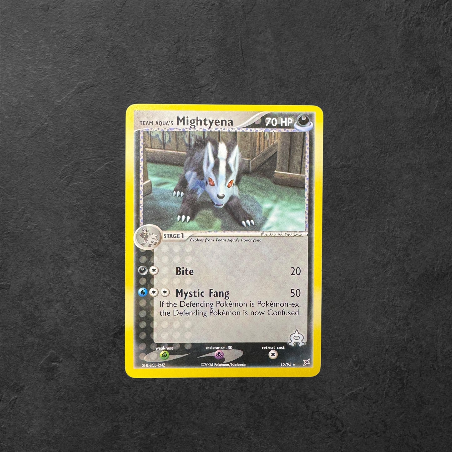 Team Aqua's Mightyena | #15 | LP| Team Magma & Team Aqua | ENG | 2004