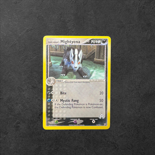 Team Aqua's Mightyena | #15 | LP| Team Magma & Team Aqua | ENG | 2004