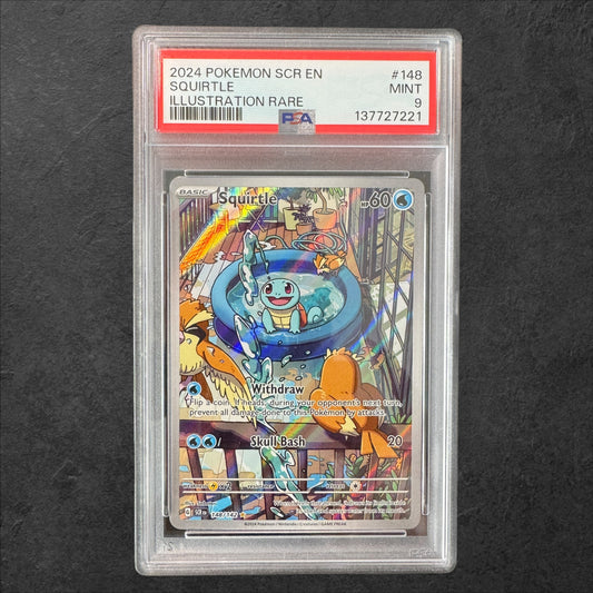 Squirtle | #148 | PSA 9 | Stellar Crown | English | 2024