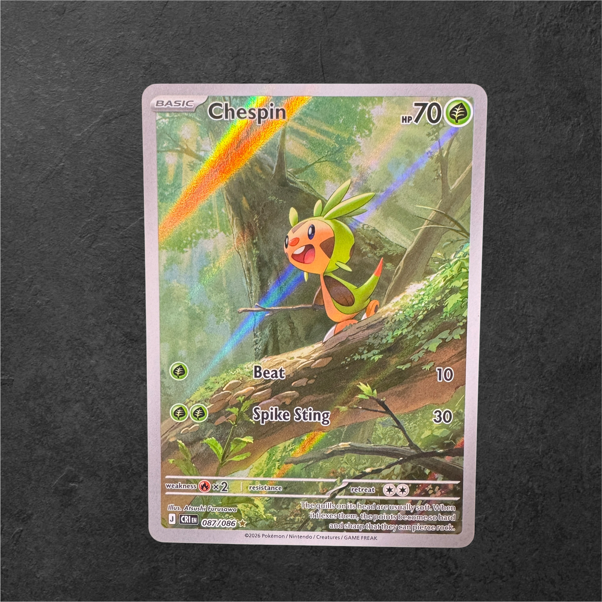 Chespin | #087 | NM | Chaos Rising | English | 2026