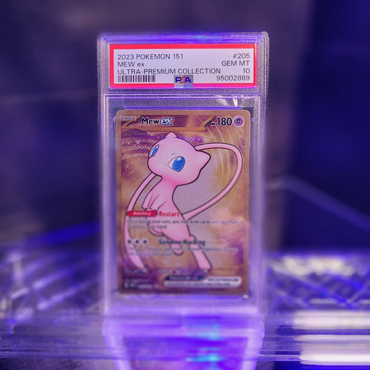Mew ex | #205 | PSA 10 | Metal UPC Promo | English