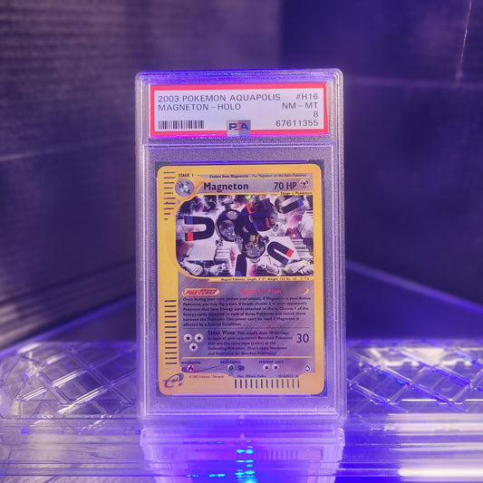 Magneton | #H16 | PSA 8 | Aquapolis | English