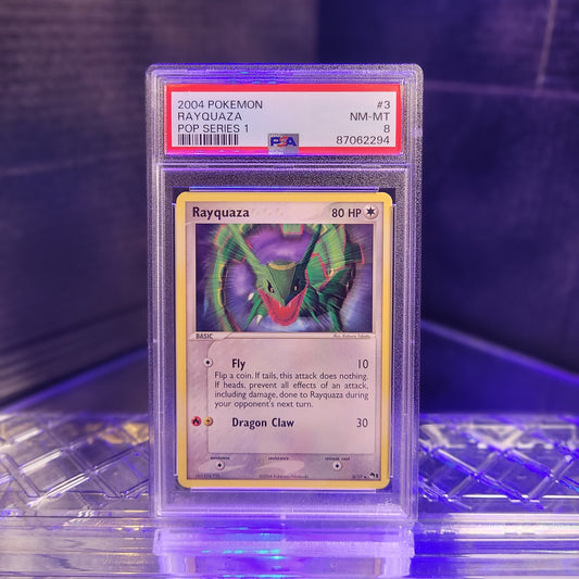 Rayquaza Pop Series 1 2004 PSA 8