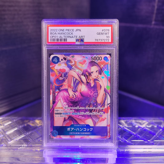 Boa Hancock | OP01-078 | PSA 10 | OP01 Romance Dawn | Japanese